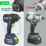 Akumuliatorinis smūginis veržliasukis 20V, 1000Nm, 1/2 " WUBER W04603 - Image 11