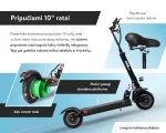 Elektrinis paspirtukas EMScooter Extreme-X5 MAX - Image 4