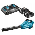 Akumuliatorinis pūtiklis Makita DUB362 2x5,0Ah + dvigubas pakrovėjas