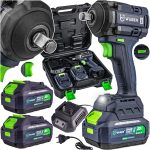 Akumuliatorinis smūginis veržliasukis 20V, 550Nm, 1/2 " WUBER W04601