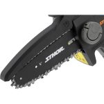Akumuliatorinis grandininis genėjimo pjūklas 20V 6" + 2AH +pakrovėjas 78211 - Image 2