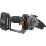 Akumuliatorinis grandininis genėjimo pjūklas 20V 6" + 2AH +pakrovėjas 78211 - Image 3