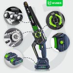 Akumuliatorinis mini grandininis pjūklas WUBER 20V W04535 - Image 2