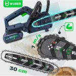 Akumuliatorinis grandininis pjūklas WUBER 20V W04201 - Image 11