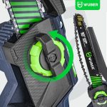 Akumuliatorinis mini grandininis pjūklas WUBER 20V W04535 - Image 5