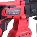 Akumuliatorinis perforatorius Worcraft SDS-Plus 20V Li-ion, 4.0Ah, 3,0J CRHS20LiBAM - Image 5