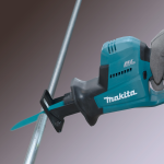 Akumuliatorinis tiesinis pjūklas Makita DJR189Z, 18 V, (be akum. ir krov.) - Image 2