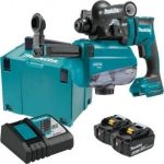Makita DHR182RTWJ Akumuliatorinis perforatorius 18V 2x5.0Ah, SDS-PLUS, 1,7J, LED + Vacuum - Image 4