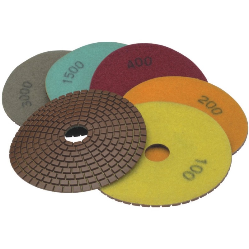 36 Diskas poliravimui deimantinis 125mm GR800 DEDRA H12G0800 - Image 1