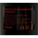 Elektrinis šakų smulkintuvas 2550W Kraft&Dele KD5200 - Image 9