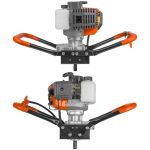 Benzininis žemės grąžtas 3,8kW + 3 grąžtai WUBER WR-GD-520 - Image 6