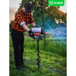Benzininis žemės grąžtas 3,8kW + 3 grąžtai WUBER WR-GD-520 - Image 14