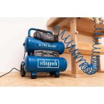 Betepalinis oro kompresorius 2x10L, Scheppach HC20si-twin 5906145901&SCHEP - Image 4