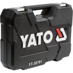 Galvučių ir įrankių rinkinys 1/2" + 1/4" 108 vnt. YT-38791 - Image 3