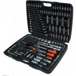 Galvučių ir raktų komplektas 1/4" + 3/8" + 1/2", 216 vnt. KR121216A