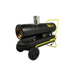Netiesioginio degimo dyzelinis šildytuvas 40kW su termostatu ir kaminu G80426