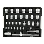 Įrankių rinkinys aliuminiame lagamine, terkšliniai raktai 188vnt. SK58288 - Image 3