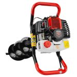 Benzininis žemės grąžtas 6AG, 3 grąžtai komplekte, RED TECHNIC