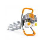 Benzininis žemės grąžtas 6AG, 3 grąžtai komplekte, Powermat PM0641