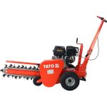 Benzininis grandininis ekskavatorius, Tranšėjų kasimo mašina | Gylis 60cm tūris 420cm3 YATO YT-86140 - Image 3
