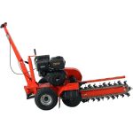 Benzininis grandininis ekskavatorius, Tranšėjų kasimo mašina | Gylis 60cm tūris 420cm3 YATO YT-86140 - Image 4