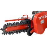 Benzininis grandininis ekskavatorius, Tranšėjų kasimo mašina | Gylis 60cm tūris 420cm3 YATO YT-86140 - Image 10