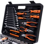 Galvučių, raktų ir įrankių rinkinys 122d. Kraf&dele KD309 - Image 5