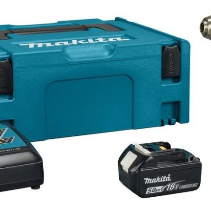 Makita DHP489RTJ Akumuliatorinis LXT ® smūginis gręžtuvas-suktuvas 18V 2x5,0Ah
