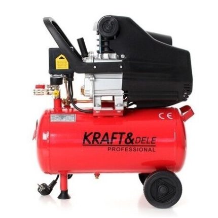 Oro kompresorius 24L, 220V, 206l/min Kraftdele KD400