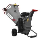 Benzininis šakų smulkintuvas DEDRA DED8684, variklis LONCIN 6,5 AG, pjovimo skersmuo 10 cm