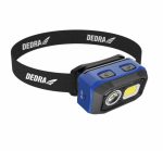 Žibintuvėlis ant galvos Dedra L1015, 500lm, 1000mAh/ 3xAAA baterija