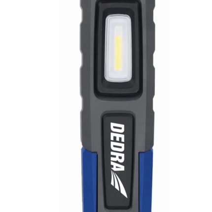 Žibintuvėlis COB LED + SMD LED + UV, 400lm, kablys, magnetas, DEDRA L0915