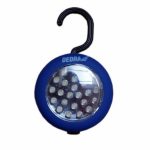 Darbo žibintuvėlis 24 diodų apvalus su magnetu ir kabliuku DEDRA L1000