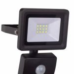 Sieninis šviestuvas su judesio davikliu SLIM Dedra L1091-1, 10W SMD LED, IP44