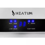 Keraminis sieninis elektrinis šildytuvas Heatum Avo H2000W WIFI  301407 - Image 6