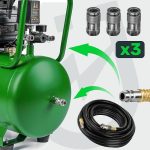 Wuber 50L kompresorius: 8 BAR, 1500W, 120 l/min W54003 - Image 5
