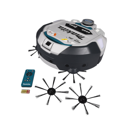 Pramoninis akumuliatorinis dulkių siurblys-robotas MAKITA DRC300Z