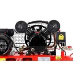 Tepalinis diržinis oro kompresorius 50L 2,8kW / 8bar, 2 stūmokliai 220V – Kraft&Dele KD403 - Image 9