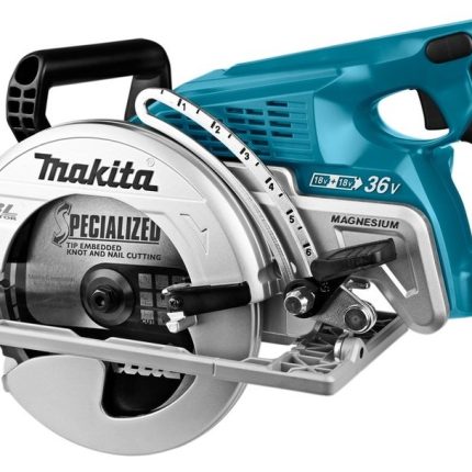 Makita DRS780Z akumuliatorinis diskinis pjūklas (2X18V LI-ION BE AKUMULIATORIŲ IR KROVIKLIO)