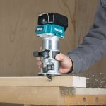 Makita DRT50Z akumuliatorinis frezeris (18V Li-ion be akumuliatorių ir kroviklio) - Image 4