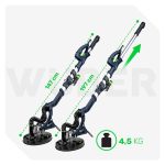 WUBER W26601 gipso šlifuoklis „žirafa“ 710W su LED, dulkių nusiurbimu ir reguliuojamu greičiu - Image 9