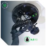 WUBER W26601 gipso šlifuoklis „žirafa“ 710W su LED, dulkių nusiurbimu ir reguliuojamu greičiu - Image 10