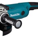 Makita GA9020SF02 Kampinis šlifuoklis su superflanšu ir antivibracine rankena 2200W