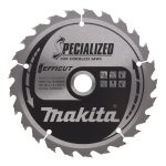 Makita 165X1.4X20mm 23° T25 T.C.T. pjūklas EFFICUT B-62985