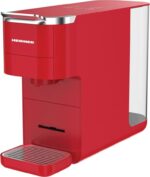 Kavos aparatas (tinka įv.kapsulės ir biri kava) 1525W, 1.5L HEMC-DD15RED HEINNER