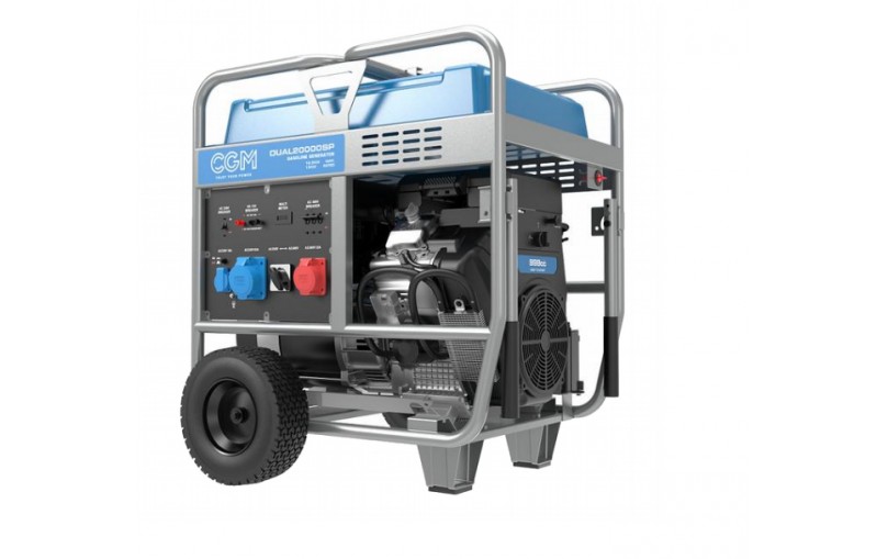12 CGM DUAL 20000SP , Benzininis elektros generatorius su AVR 20,7kVA, 16,5kW, 3F 400V - Image 1