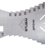 Žymėjimo šablonas, grūdintas ir nerūdijantis pl.