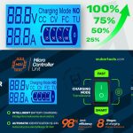 Mikroprocesorinis automobilio akumuliatoriaus įkroviklis 10 A 6-150 Ah 2-24 V WUBER W14018 - Image 8