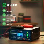 Mikroprocesorinis automobilio akumuliatoriaus įkroviklis 10 A 6-150 Ah 2-24 V WUBER W14018 - Image 10