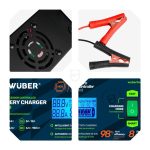 Mikroprocesorinis automobilio akumuliatoriaus įkroviklis 10 A 6-150 Ah 2-24 V WUBER W14018 - Image 12